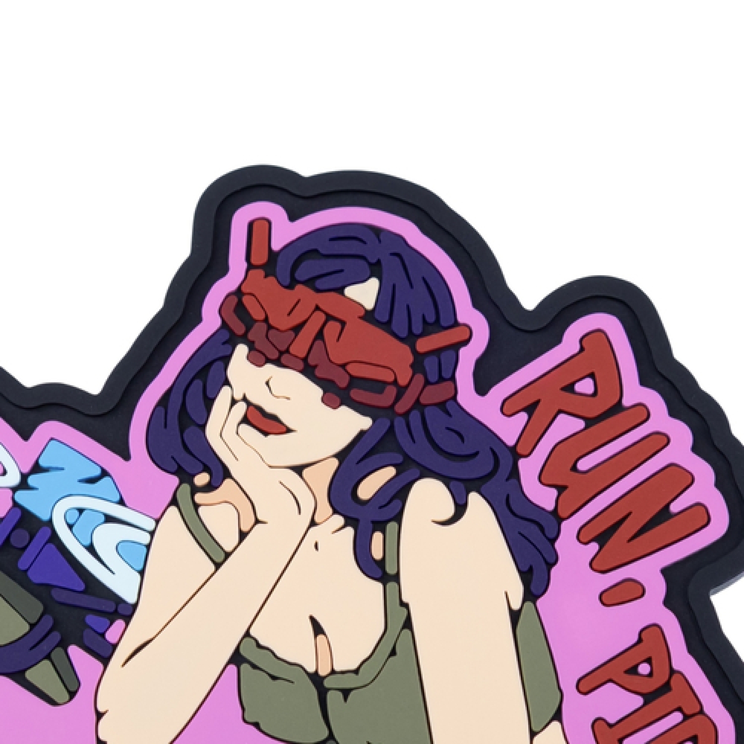 ПВХ патч (шеврон) "Run, Pidar, Run"