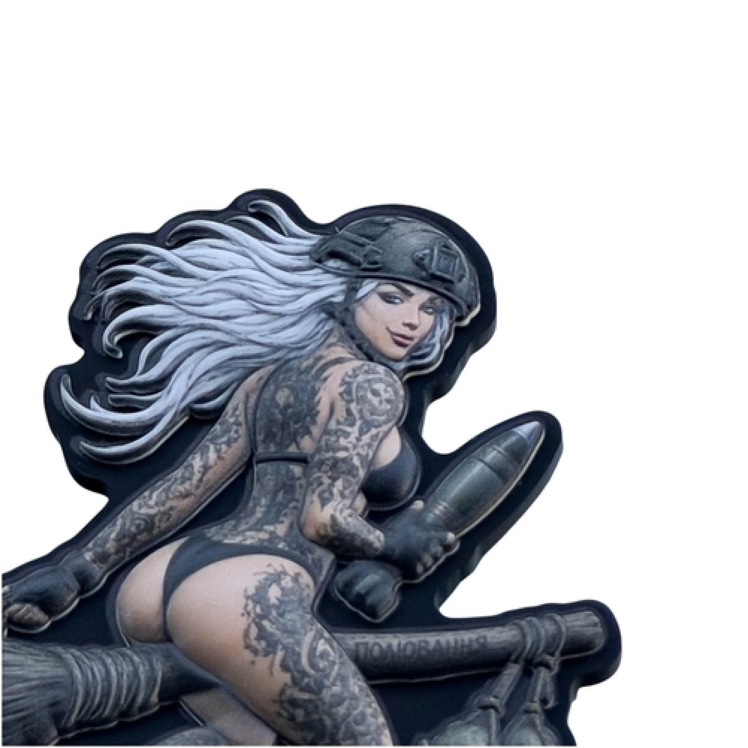 ПВХ Патч (шеврон) “Tactical girl - Witch”