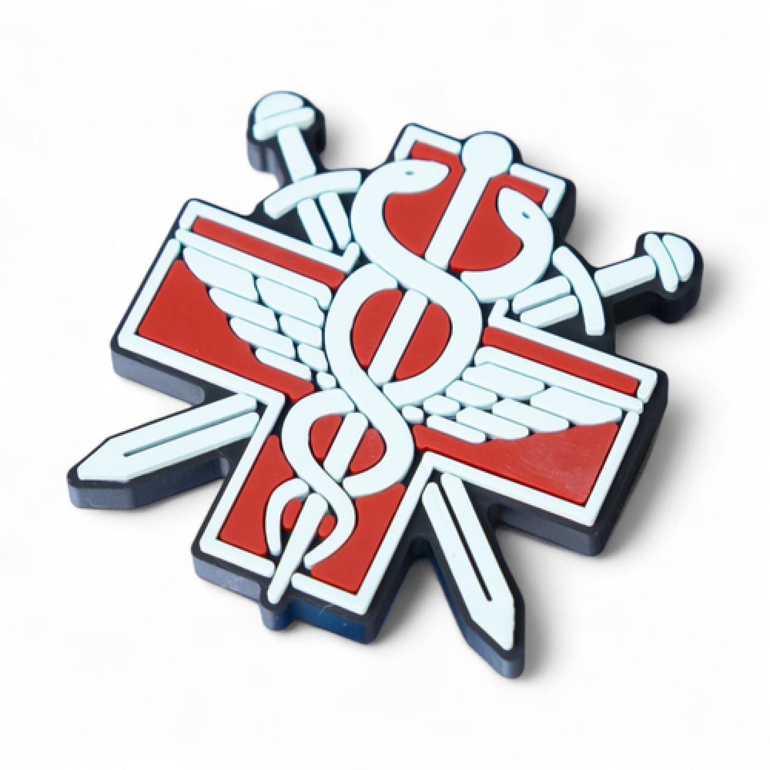 Міні ПВХ патч (шеврон) «Знак бойового медика»