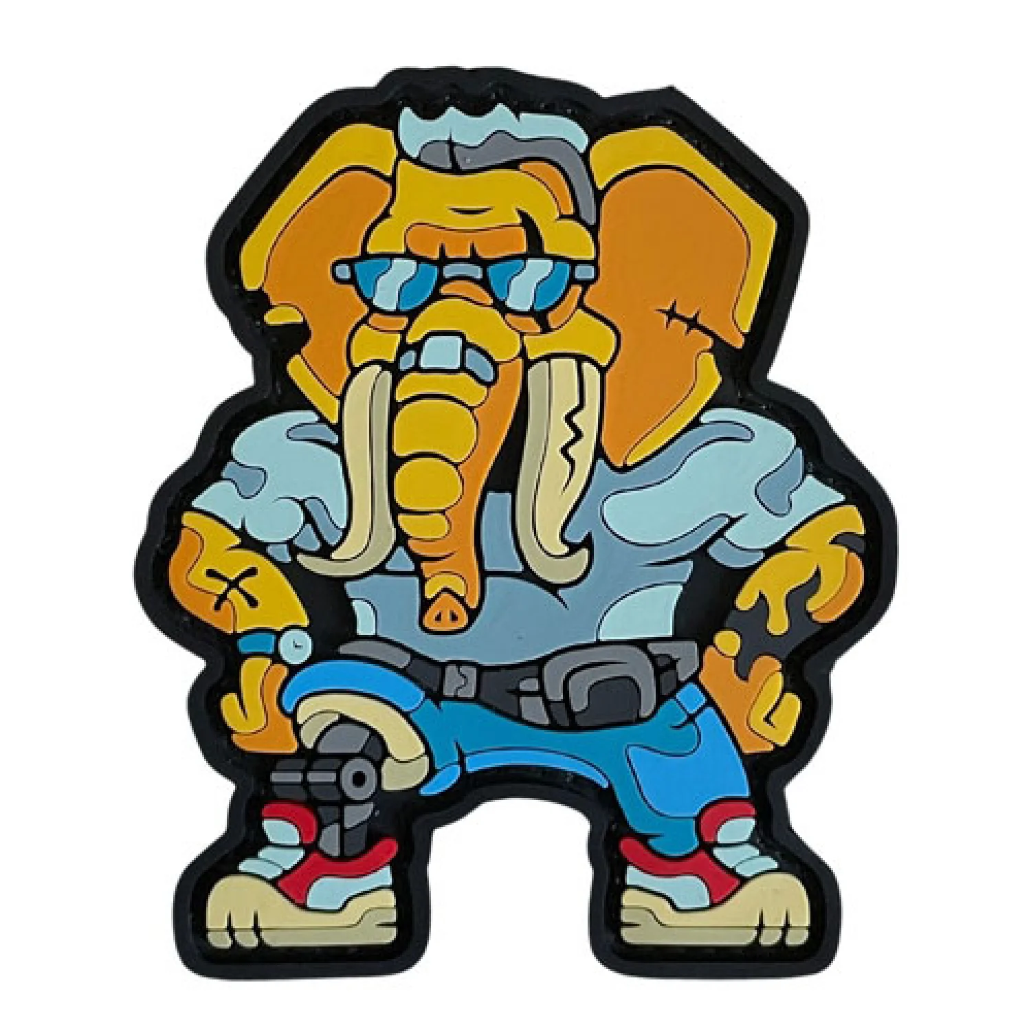 ПВХ патч Слон FM "Ретро"