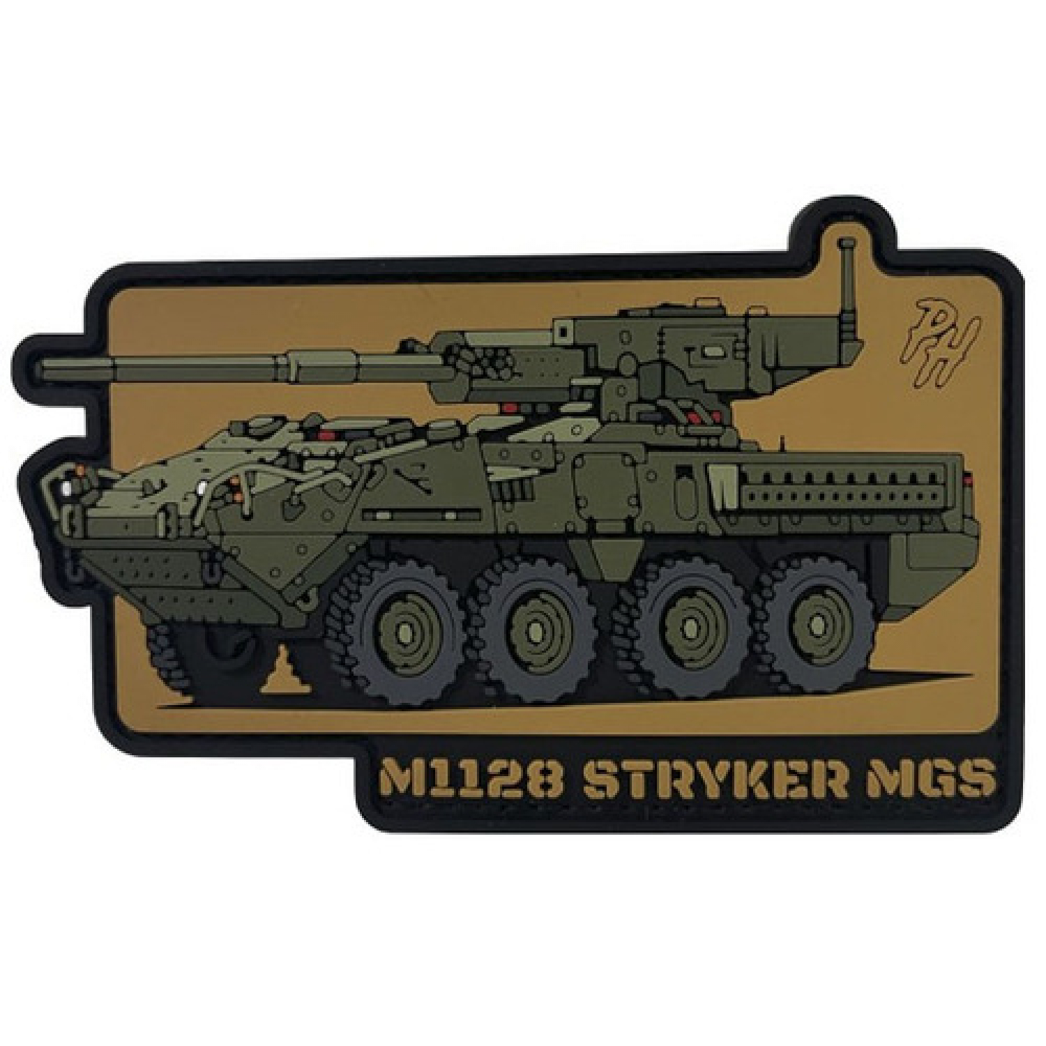 ПВХ Патч "Техніка M1128 Stryker MGS"