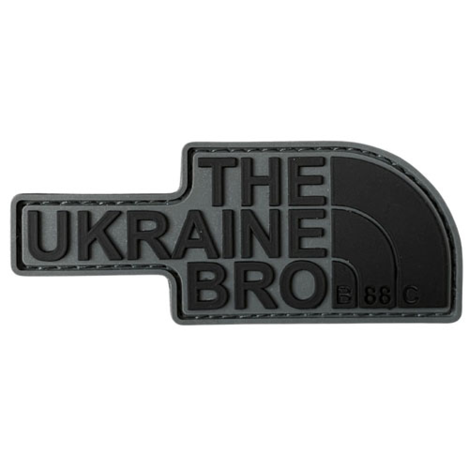 ПВХ патч "The Ukraine Bro" чорний