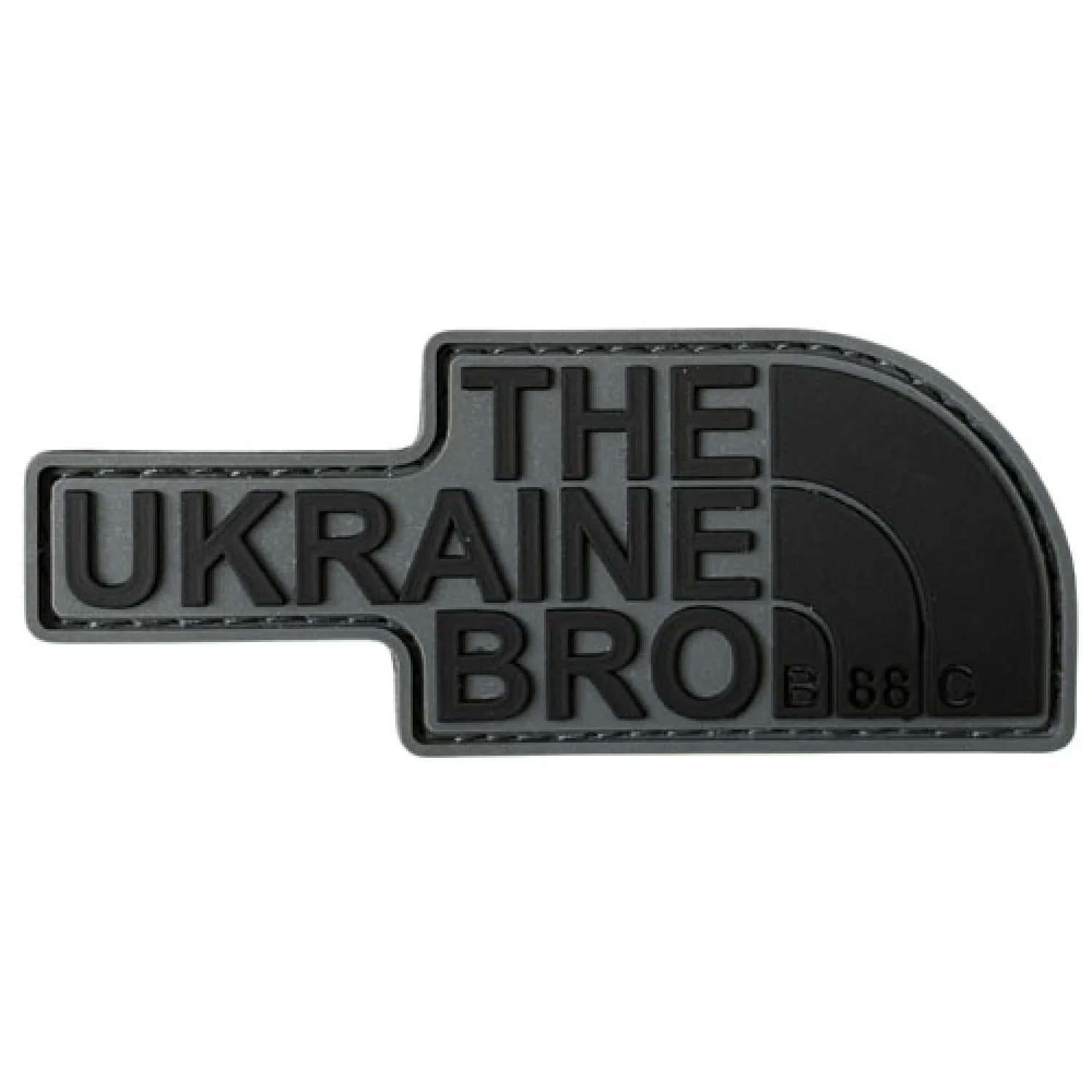 ПВХ патч "The Ukraine Bro" чорний