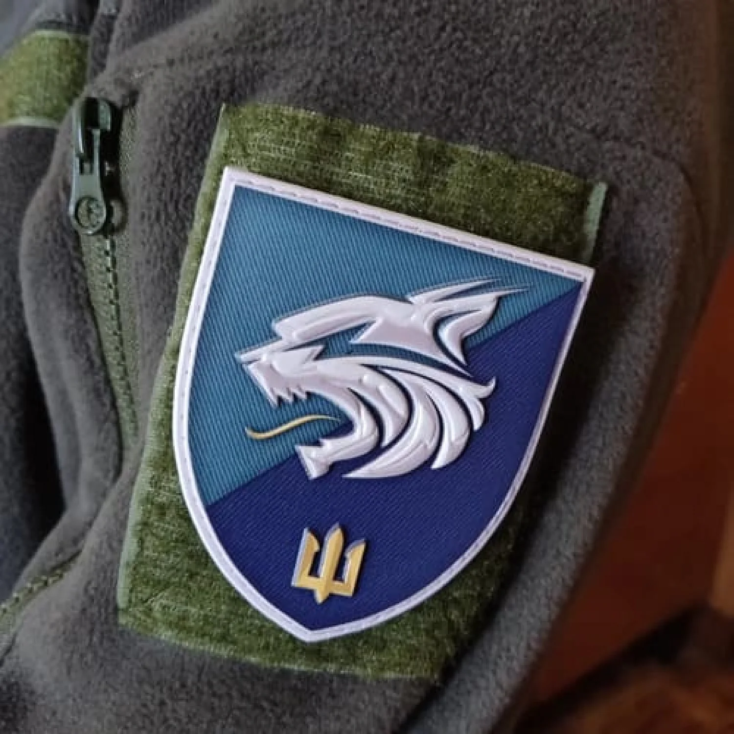 Шеврон 137-й окремий батальйон морської піхоти об'ємний