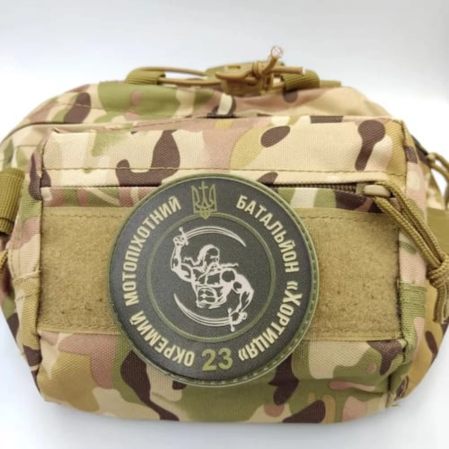Шеврон 23 отдельный мотопехотный батальон Хортица олива
