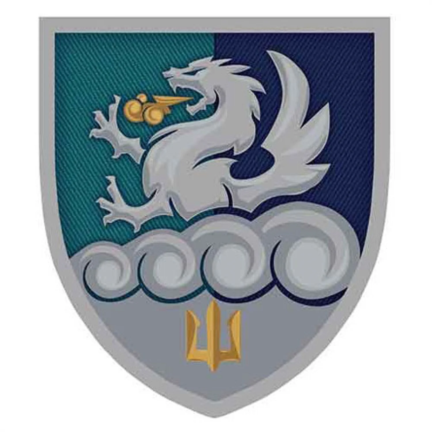 Шеврон 32-й реактивный артиллерийский полк морской пехоты