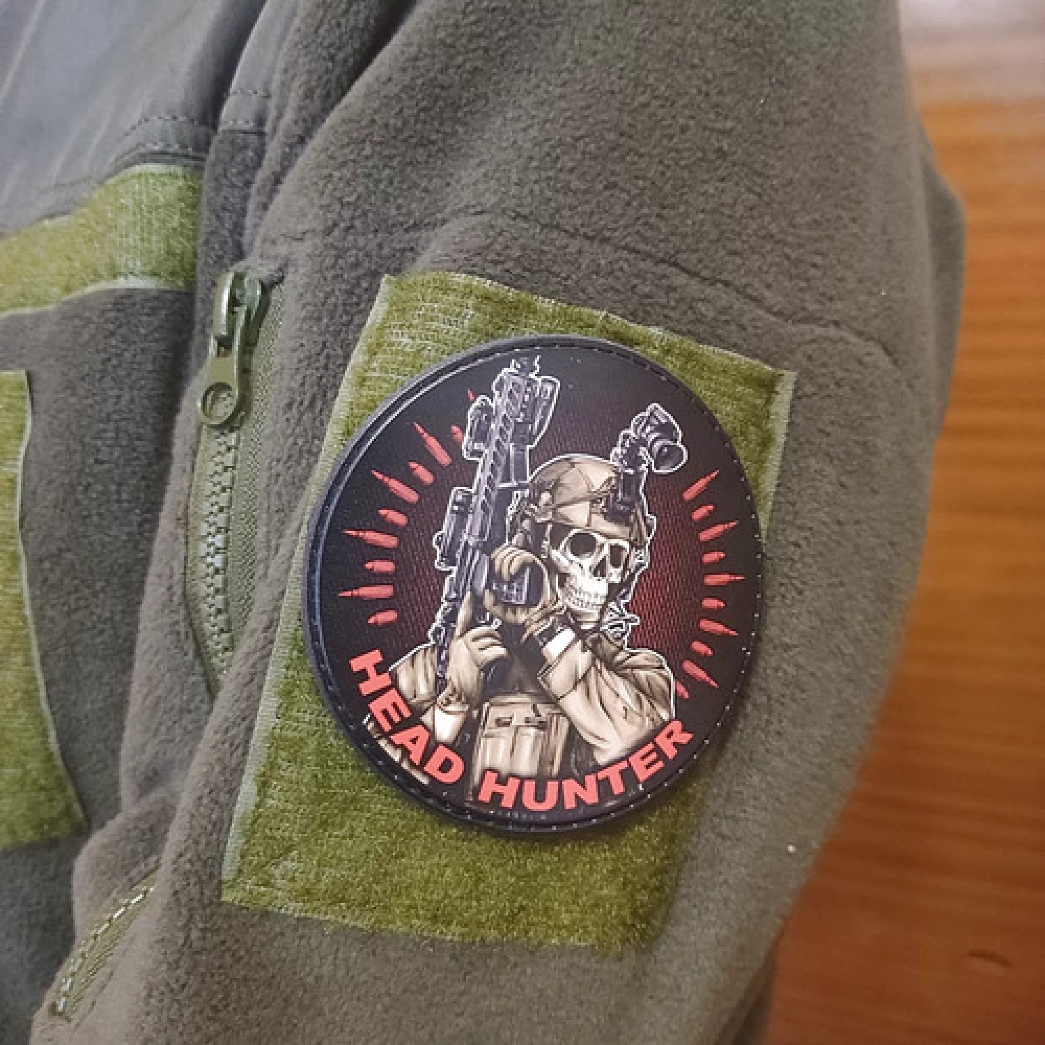 Шеврон Head hunter круглый