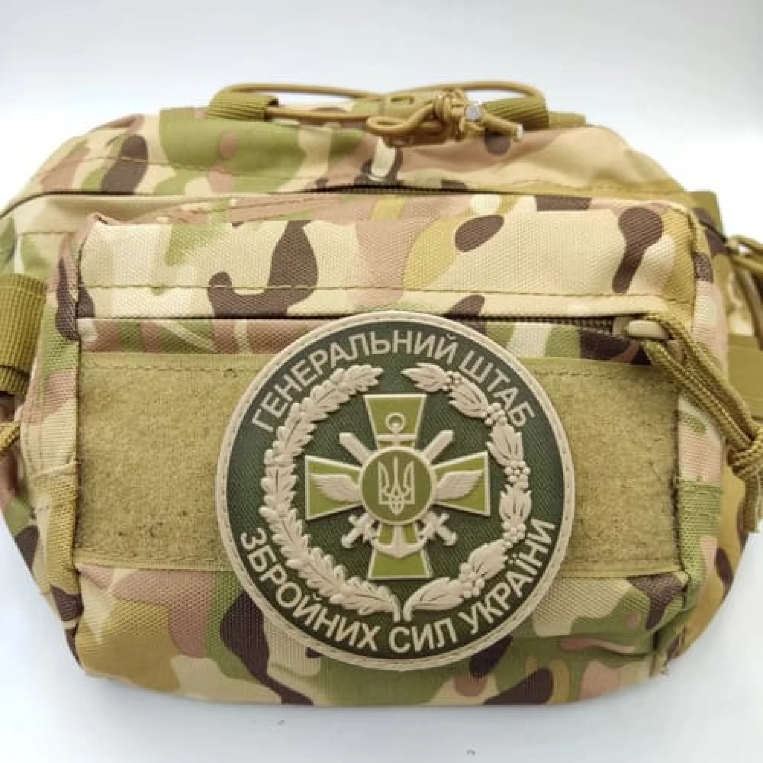 Шеврон Генеральний штаб ЗСУ об'ємний олива