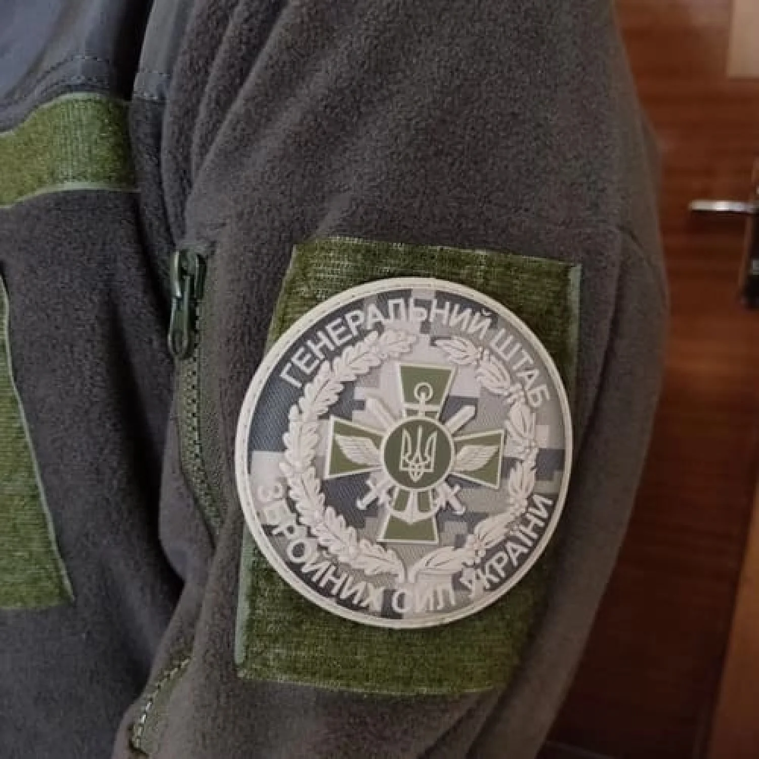 Шеврон Генеральний штаб ЗСУ об'ємний піксель