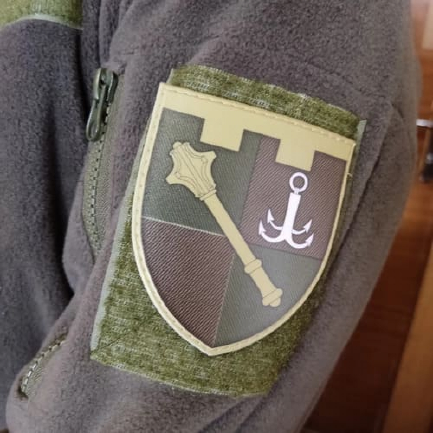 Шеврон Региональное управление Сил ТрО Юг Вооруженных Сил Украины олива