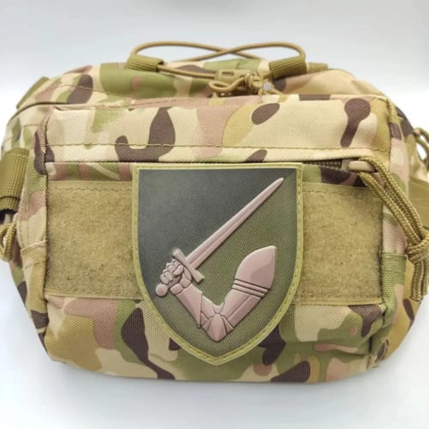 Шеврон рука з мечем 117-та ОМБр олива