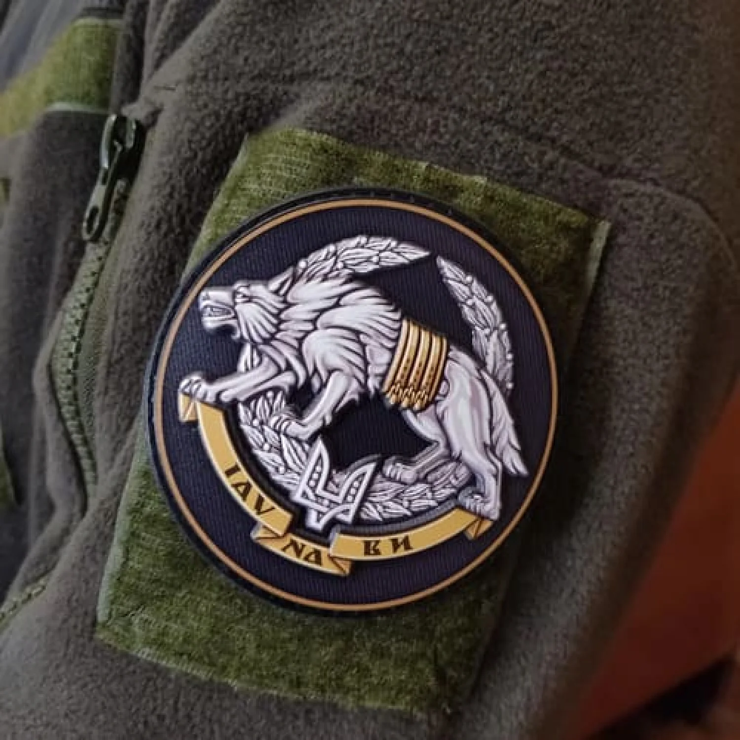 Шеврон ССО Иду на вы Волк объемный