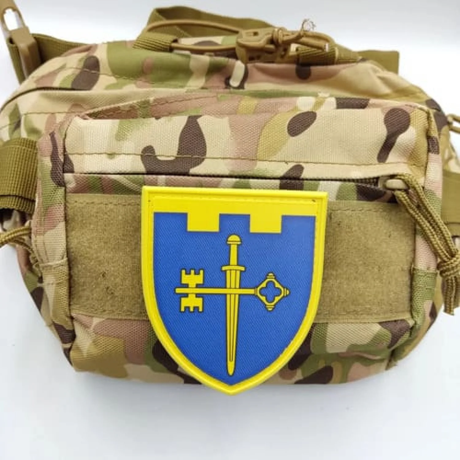 Шеврон ТрО 105 бригады ВСУ Тернополь