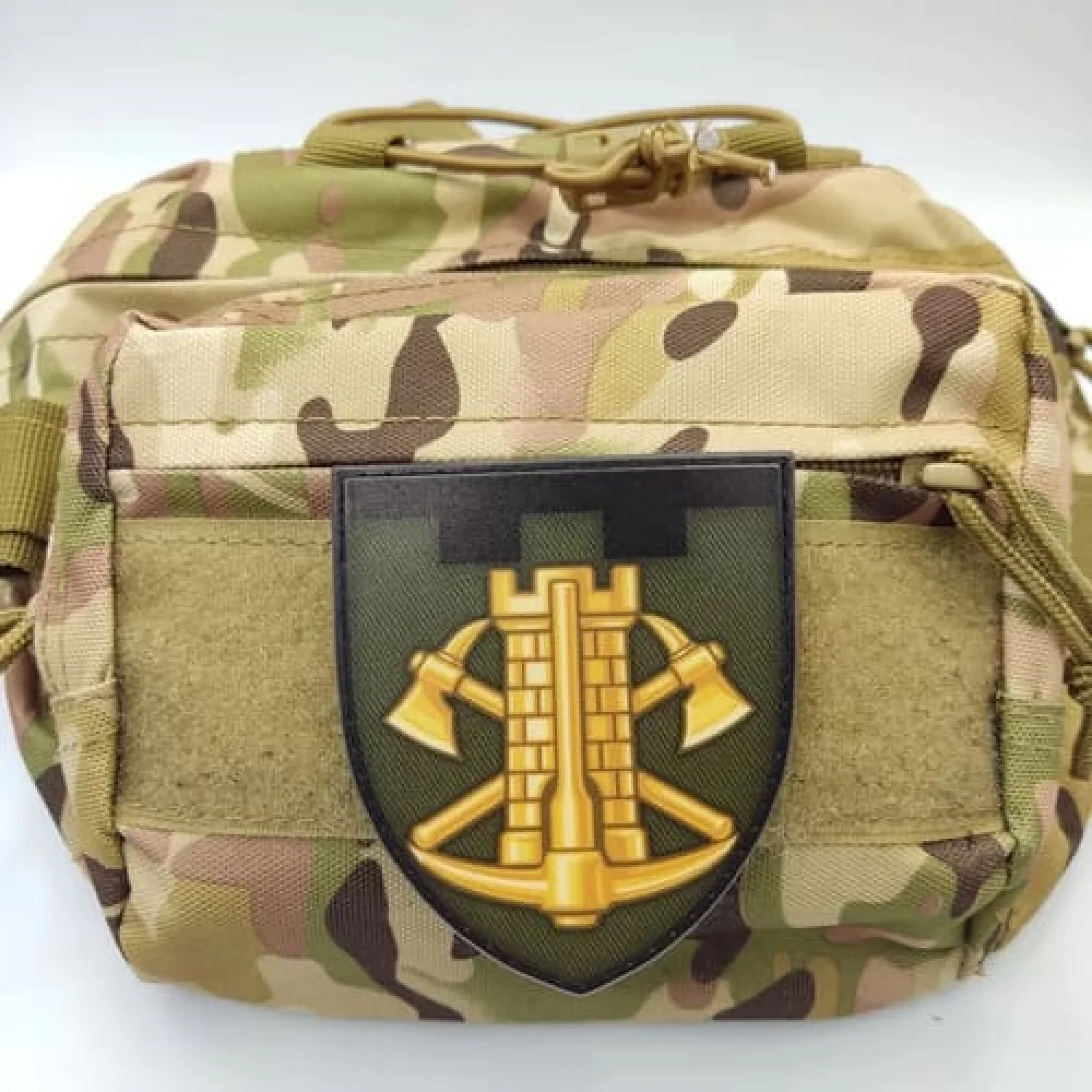 Шеврон ТРО Инженерные войска темная олива