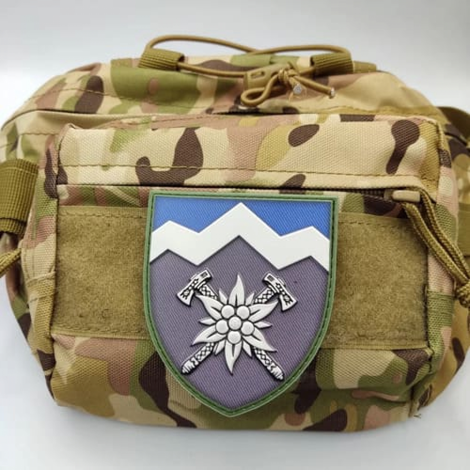 Шеврон ЗСУ 10 окрема гірсько-штурмова бригада ОК Захід