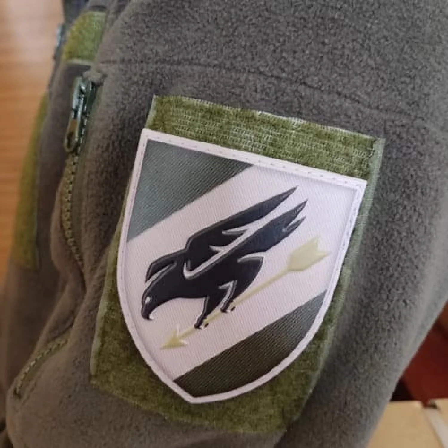 Шеврон ЗСУ 114 бригада олива об'ємний