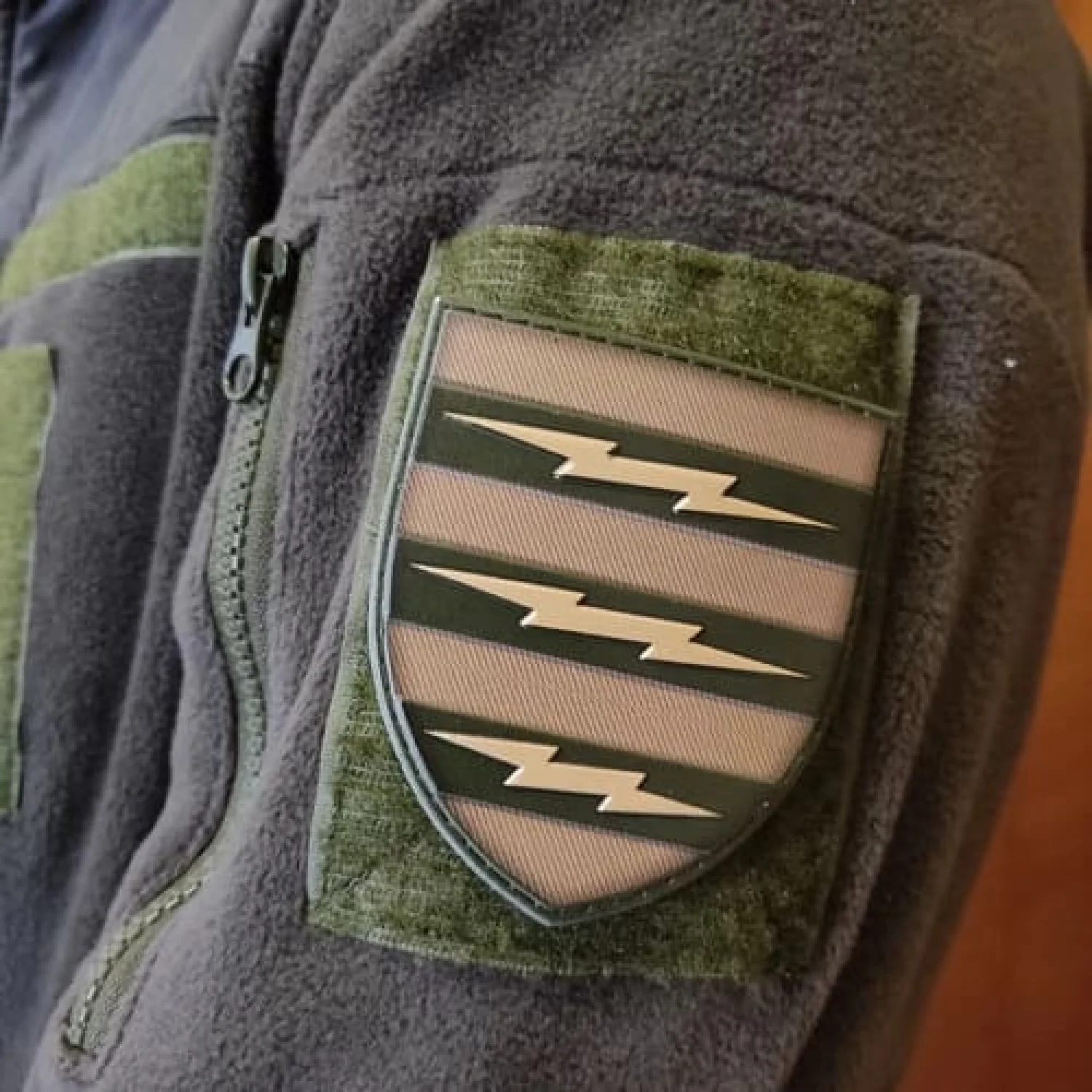 Шеврон ЗСУ 3 окрема бригада зв'язку олива