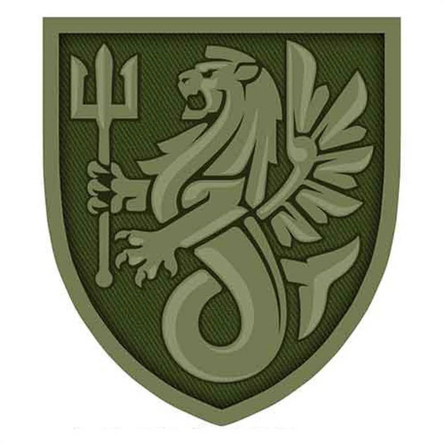 Шеврон ВСУ 37 бригада Морская пехота олива