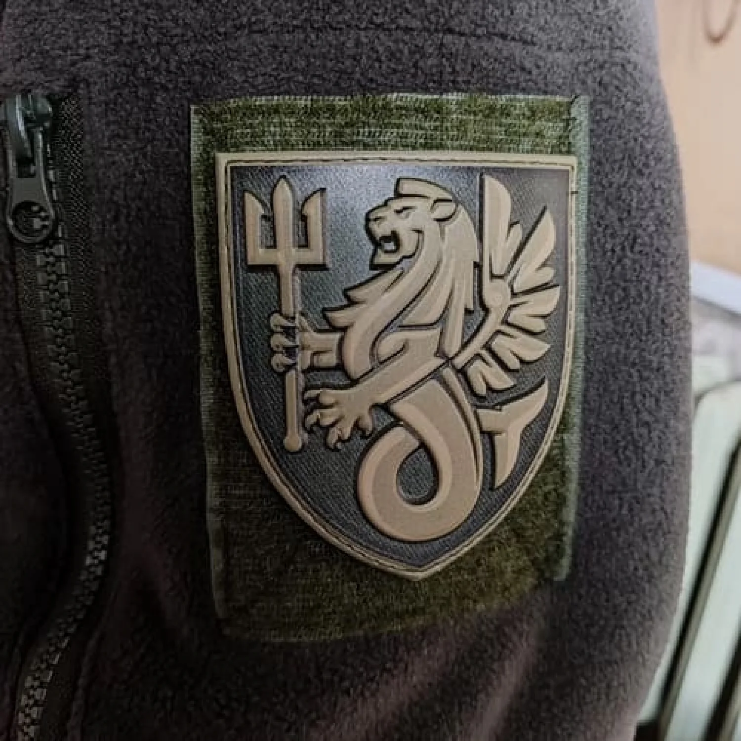 Шеврон ВСУ 37 бригада Морская пехота олива