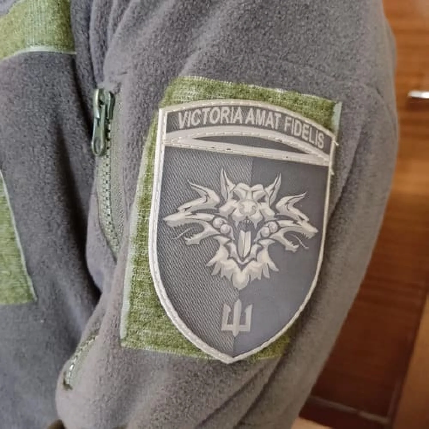 Шеврон ЗСУ 38 окрема бригада морської піхоти олива