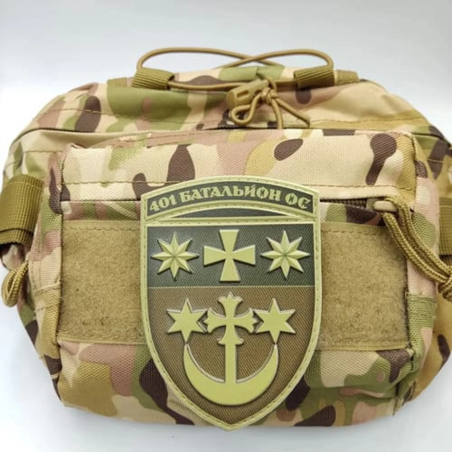 Шеврон ВСУ 401 батальон ОС олива