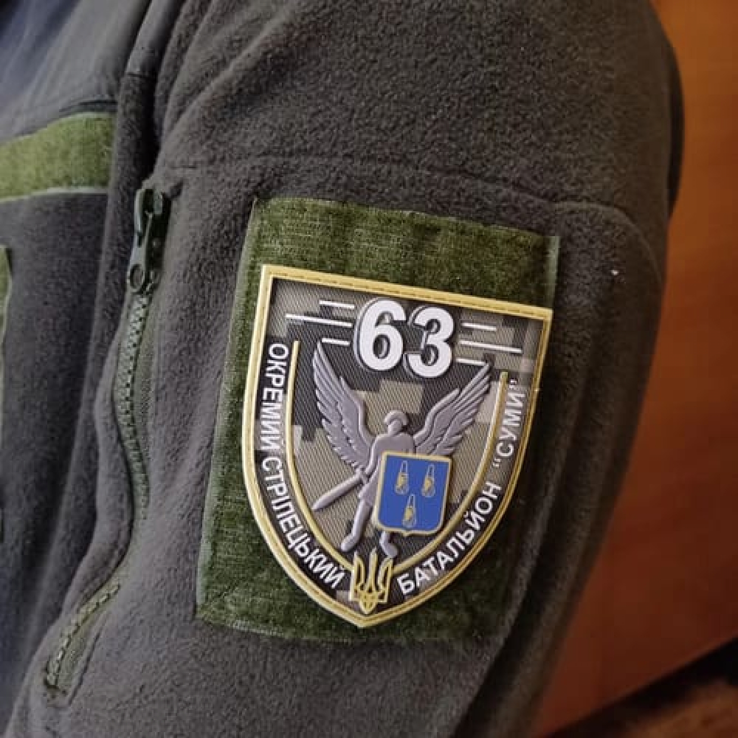 Шеврон ВСУ 63 отдельный стрелковый батальон Сумы пиксель
