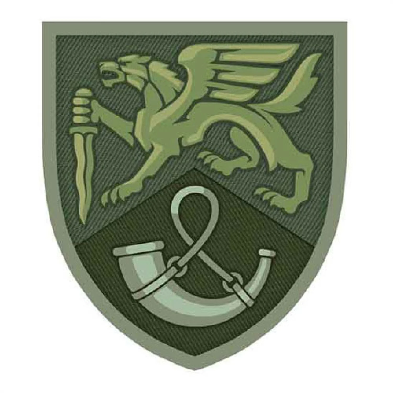 Шеврон ВСУ 71 отдельная егерская бригада олива