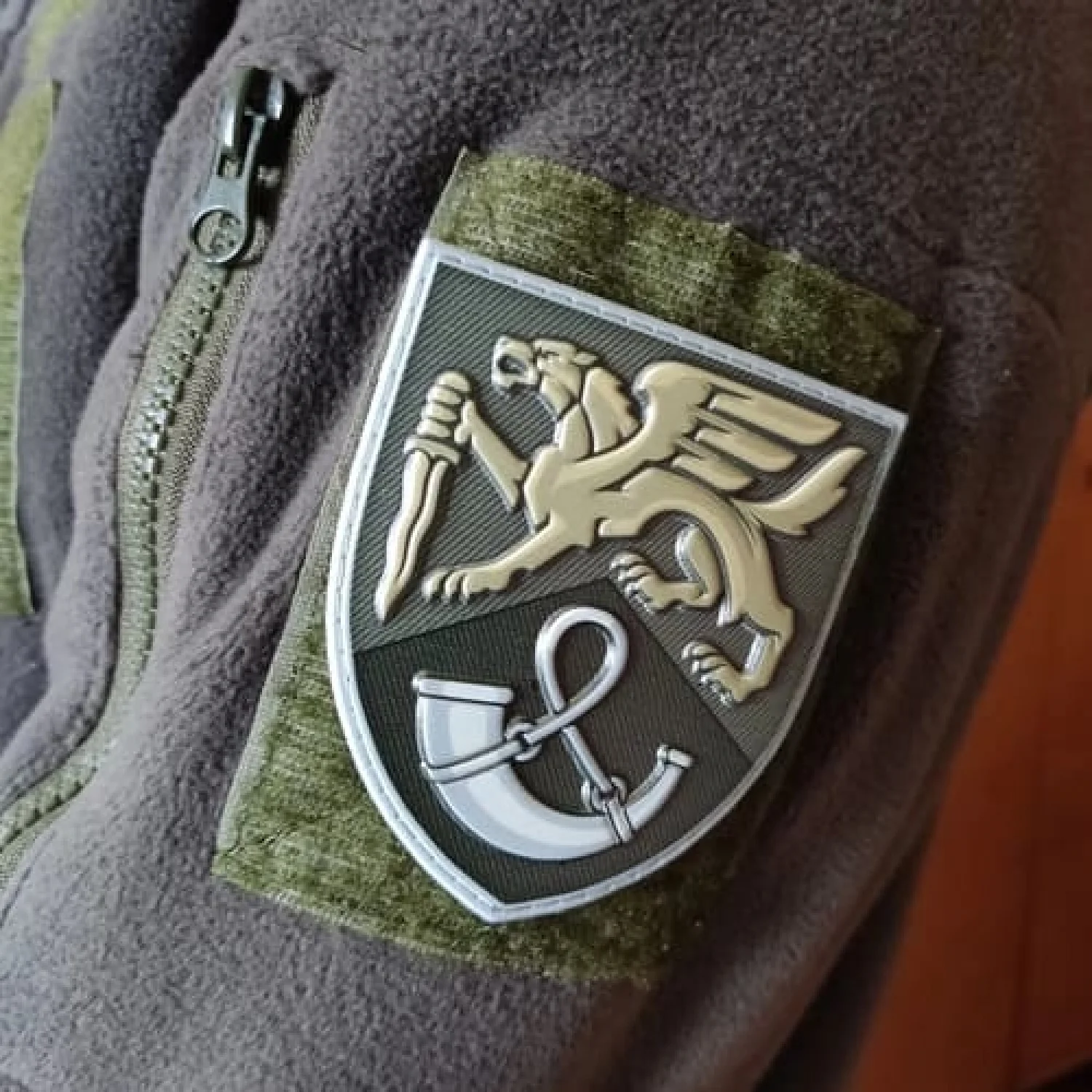 Шеврон ВСУ 71 отдельная егерская бригада олива