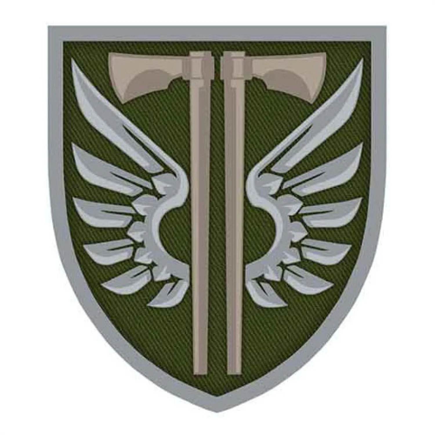 Шеврон ЗСУ 77 окрема аеромобільна бригада новий польовий