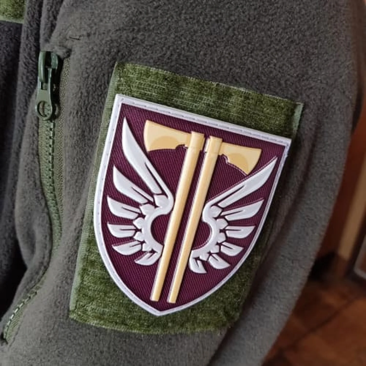 Шеврон ВСУ 77 отдельная аэромобильная бригада новый