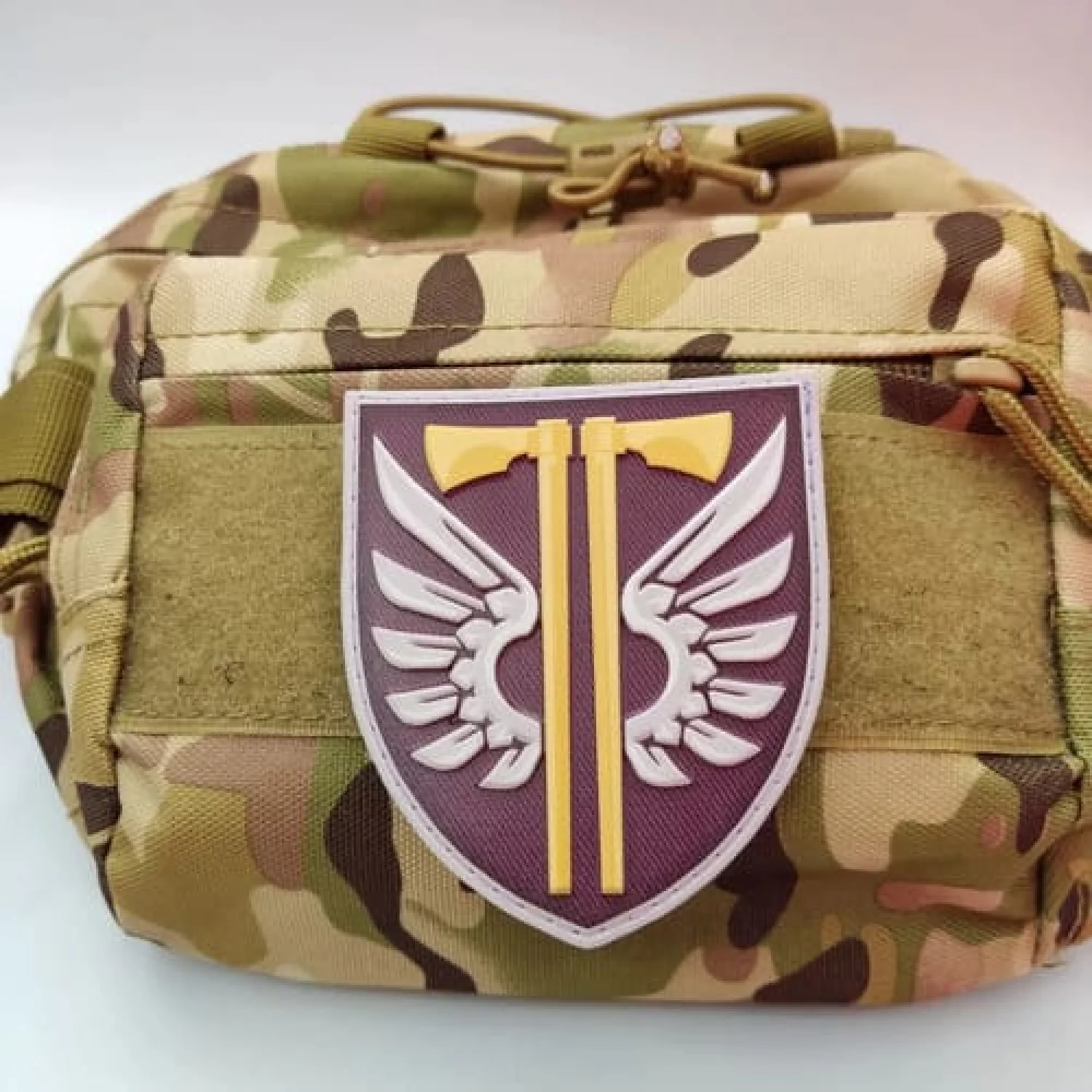 Шеврон ВСУ 77 отдельная аэромобильная бригада новый