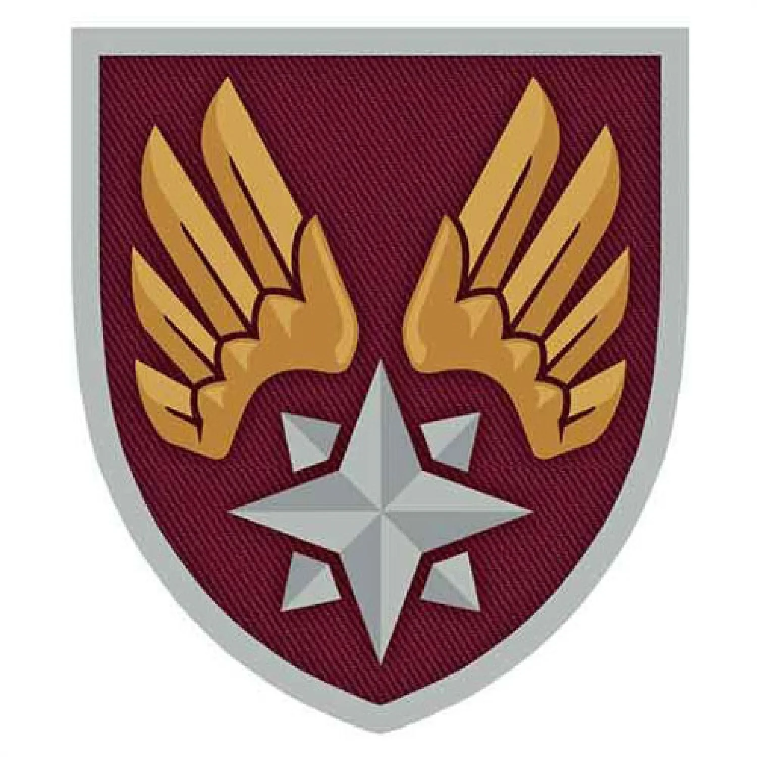 Шеврон ВСУ А1977 звезда с крыльями