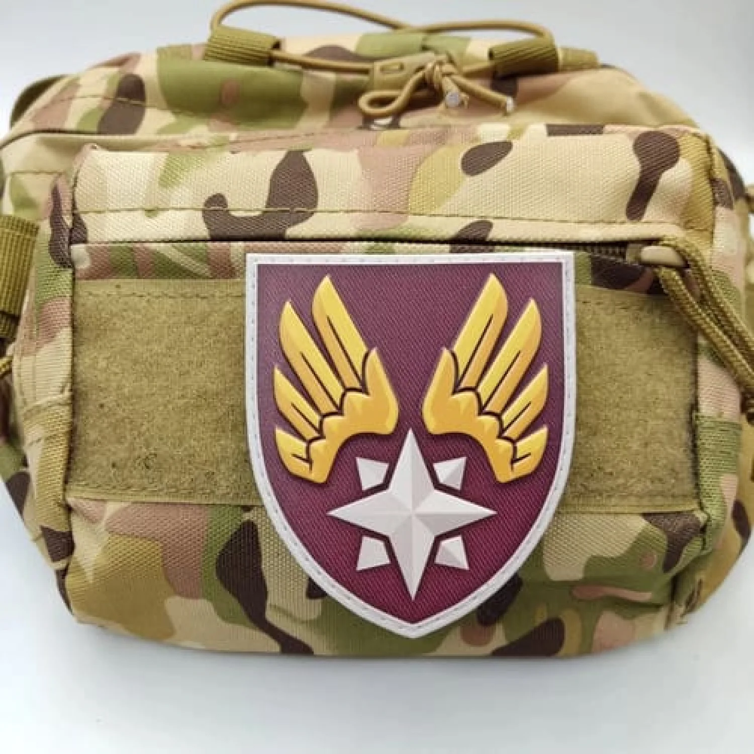 Шеврон ВСУ А1977 звезда с крыльями