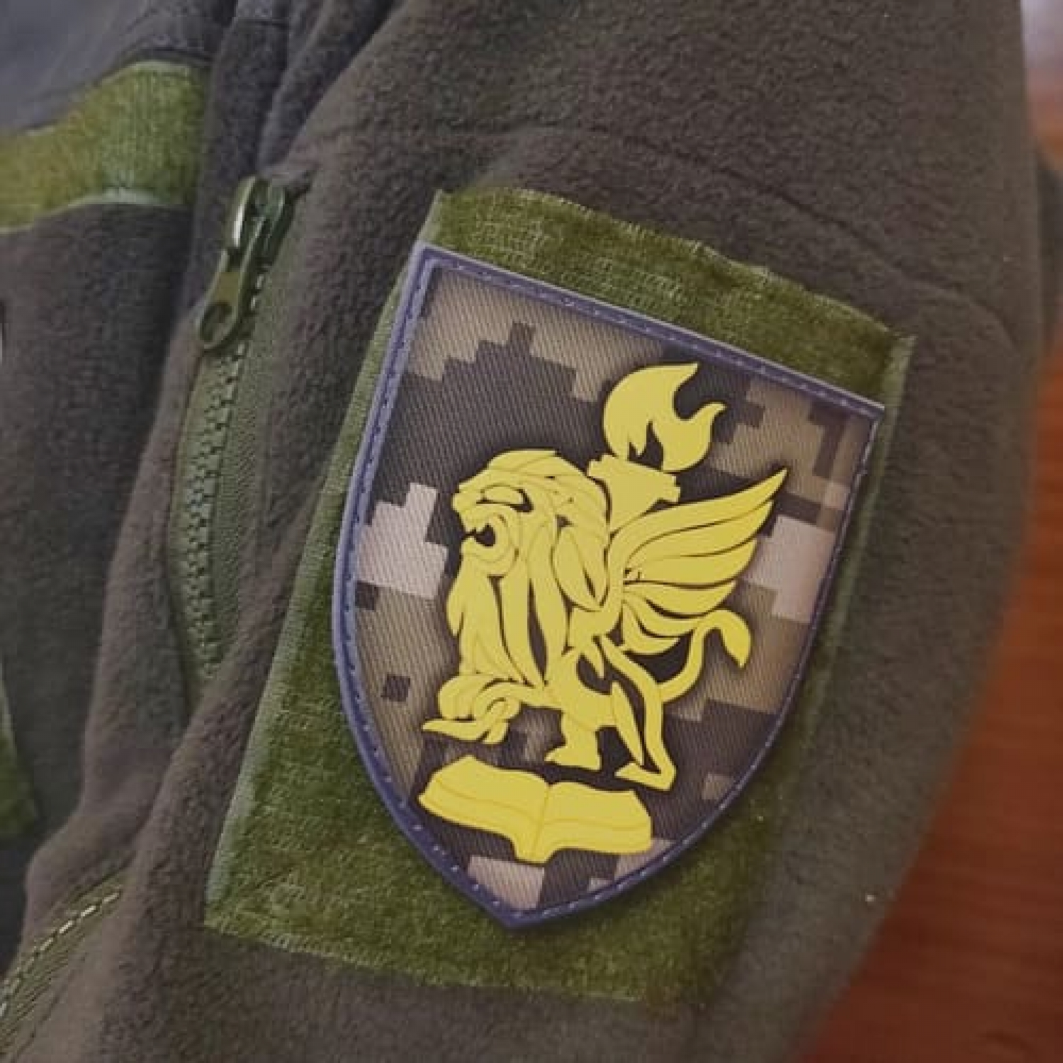 Шеврон ВСУ Учебный центр Новомосковский полигон пиксель