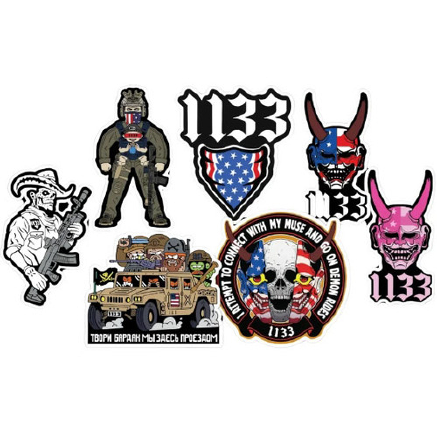 Стікерпак "1133 DEVIL"