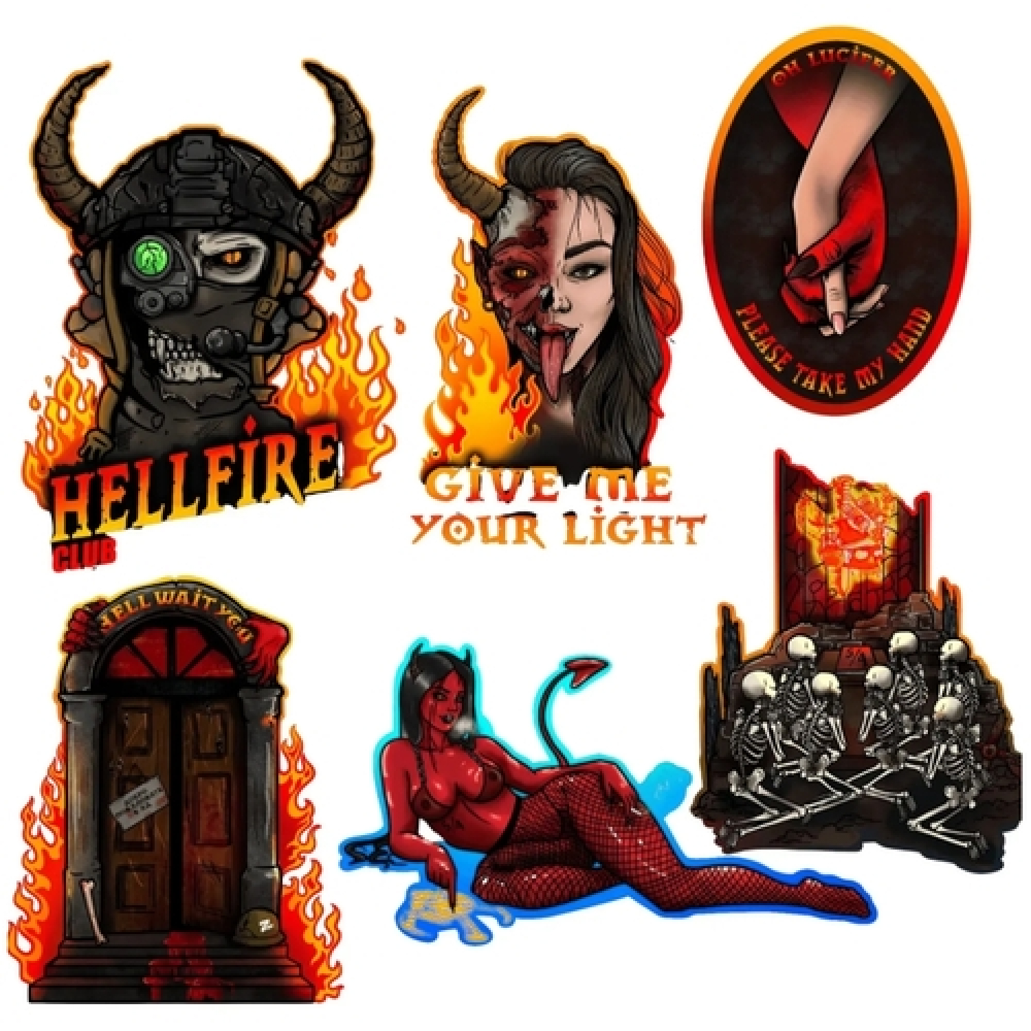 Стікерпак "HELLFIRE"