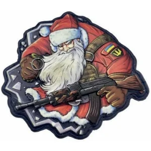 Шеврон Новорічний Санта ЗСУ