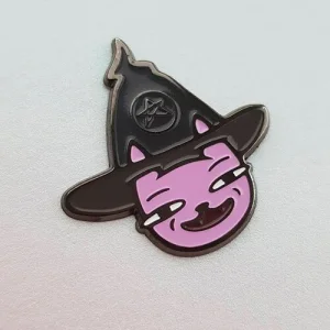 Значок Кіт у шляпі чарівника