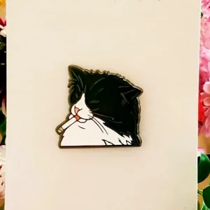 Значок Брутальный кот Василий