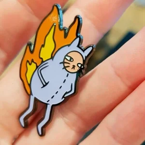 Значок Кіт дупа палає