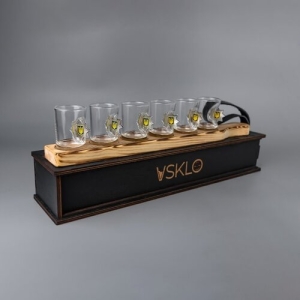 Набір чарок на підставці (Поліція) + пакування