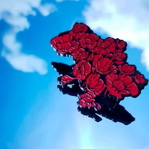 Значок Україна в маках