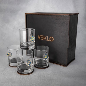 Набор на 4 стакана (СБУ)