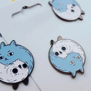 Значок Коти Інь Янь