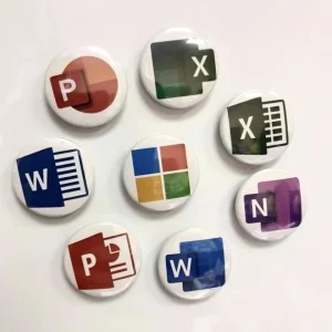 Набір з 8 магнітів Office