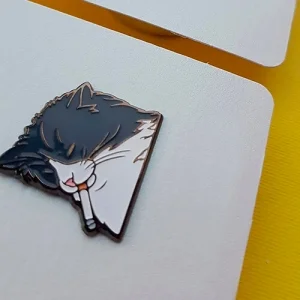 Значок Брутальный кот Василий