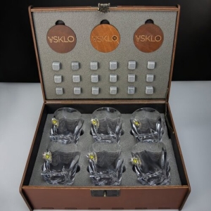 Набор LEO 6 - хрустальные стаканы (Полиция)