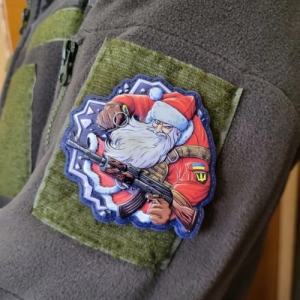 Шеврон Новорічний Санта ЗСУ