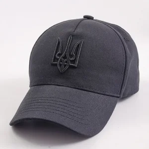 Бейсболка вишивка ТРИЗУБ, чорний