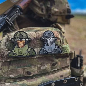 Патч ПВХ NO EYES - NO PRICE grey